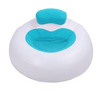 Luocute Sedia Gonfiabile a Forma di Cuore Sedia Peluche Decorativa, Divano in PVC Leggero di Supporto Comodo con funzionalità del Salone, Ideale per Camera da Letto, Soggiorno, (BLUE)