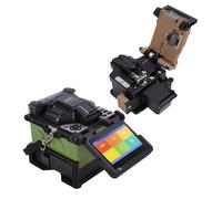 Luocute Sei Motori Splicer di Fusione in Fibra Ottica, Riscaldamento Rapido, Batteria da 7800 MAh, Scheggia di Fusione in Fibra Ottica Allineamento, per Giunture Efficaci con Vari (regolamenti