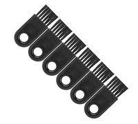 Luocute Set 6 Spazzole Pulenti per Rasoio, Setole in Nylon per Pulizia | Spazzola multiuso per la pulizia del rasoio, impugnatura antiscivolo, per rifinitore, piccoli elettrodomestici e spolverare