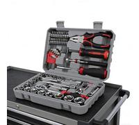 Luocute Set di Chiavi a Bussola a Cricchetto da 62 Pezzi, Set di Strumenti Meccanici per Azionamento da 3/8 Pollici con Prese per Candele, Punte per Cacciavite, Barra di Prolunga, per