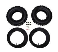 Luocute Set Pneumatico e Camera D'aria 4.10/3.50-6, Gomma Resistente | Adatto per Cerchioni da 6 Pollici, Diametro Esterno 13 Pollici, per Tosaerba, Carrello a Mano, Generatore, Idropulitrice,