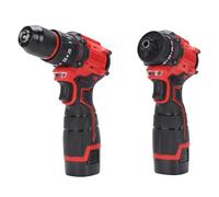 Luocute Set Trapano Avvitatore a Batteria e Avvitatore a Percussione, Kit di Utensili Elettrici Senza Spazzole da 16,8 V con 3 Batterie per Assemblaggio di Mobili, Fabbricazione di (220v)