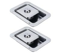 Luocute Sostituzione della Serratura Porta per, Impugnatura per Porta della Porta a Paletta 2 Pcs Maniglia per Porta in Acciaio Inossidabile Bloccante del Pannello Paddle con Chiavi