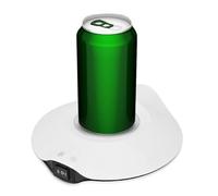 Luocute Sottobicchiere USB, Scaldavivande per Bevande Calde e Fredde a Doppio Scopo, Tappetino per il Controllo della Temperatura delle Bevande 2 in 1 con Alimentatore USB per Lat (WHITE)