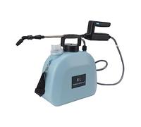 Luocute Spruzzatore Elettrico da 8 Litri con Batteria da 2000 MAh (BLUE) | Spruzzatore Alimentato a Batteria, Impugnatura Antiscivolo, Ugello per Nebulizzazione Fine, Tracolla, per la Pulizia