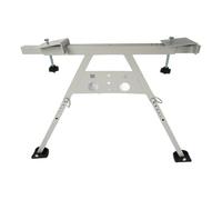 Luocute Stabilizzatore per Scala, Distanziatore per Scala in Acciaio Regolabile per Tetto e Parete con Cuscinetti in Gomma Antiscivolo, Gambe di Supporto Estensibili 20-27 Pollici