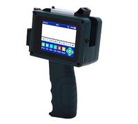 Luocute Stampante a Getto D'inchiostro Portatile, Codificatrice Ad | Materiale ABS, Risoluzione 600 DPI, Stampa su Legno, Plastica, Pelle, Ricarica USB e Type-C, per Data Numero Borsa di