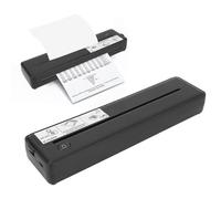 Luocute Stampante Senza Inchiostro Termal Inkless, Stampante Wireless Portatile, Progettazione Compatta, Supporta la Dimensione della Lettera A4 / US 203dpi Ad Alta Risoluzione, (BLACK)