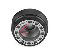 Luocute Steering Wheel Hub Adapter Aluminum 6 Bolt Racing | Meccanismo di rilascio rapido, resistente alla corrosione, anello di montaggio stabile, kit di installazione fai da te,