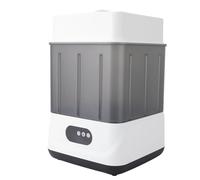 Luocute Sterilizzatore e Asciuga Biberon, Asciuga Biberon Elettrico a Vapore 2 in 1 con Design a Doppio Strato per 6-12, Ciucci e Accessori per L'alimentazione (Spina europea)