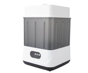 Luocute Sterilizzatore e Asciuga Biberon, Asciuga Biberon Elettrico a Vapore 2 in 1 con Design a Doppio Strato per 6-12, Ciucci e Accessori per L'alimentazione (Spina europea)