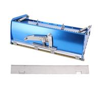 Luocute Strumento di Scatola di Finitura Piatta a Secco, Cronometro 12 Pollici Sheetrock Cracking, Lega di Alluminio, Pulizia Rapida, con Design a Cerniera Fissa, per un Facile