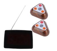 Luocute system di Chiamata Wireless 433.92MHz Call Bell 20 Trasmettitori Chiave 1 Ricevitore IPX4 system di Percorri per Ristoranti a Prova di Acqua per la Barra di Caffette (Spina europea)