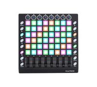 Luocute Tampone Controller MIDI PAD, MIDI Beat Maker Machine 48 RGB Retroilluminazione PAD Sensibili a velocità con Uscita di Ingresso MIDI USB