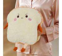 Luocute Tappetino Riscaldante per USB da 14 Pollici in Peluche per | Temperatura Regolabile, Timer di Spegnimento Automatico, Peluche Corto, Morbido Cuscino Riscaldante per il Pisolino in
