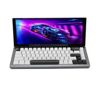 Luocute Tastiera Meccanica Touchscreen con Display Tocco Pieghevole da 12,3 Pollici, Retroilluminazione RGB, Tipo C & USB, Suono Hifi, Tocco a 10 Punti, 20 (Spina europea)