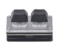 Luocute Tastiere Gioco Tastiera Meccanica RGB Cablata USB, Tastiera a 2 Tasti Cablata Mini Tasto di Scelta Rapida Programmabile Intelligente Copia Incolla Taglia Tastiera USB con