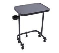 Luocute Tavolino Servitore Regolabile, Altezza Regolabile in 3 Impostazioni con Piano Magnetico Staccabile e Ruote, per Camera da Letto, Dormitorio, Soggiorno, Uso Domestico