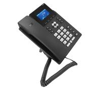 Luocute Telefono IP Aziendale, 2 Linee di Servizio da 2,4 Pollici Display A Colori Dual 1000m RJ45, Compatibile per USB A, RJ9, Porta EHS, Poe 5.0. Cancellazione del Rumore, Adatto