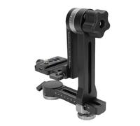 Luocute Testa Stabilizzatore della Fotocamera a 3 Assi, Lega di Alluminio, Base di Rotazione a 360 °, Fotografia Panoramica, Stabilizzatore della Fotocamera Portatile Regolabile