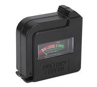 Luocute Tester Capacità Batteria, Controllore Portatile con Display | Battery Free, Quick Voltage Test for AA AAA 9V, Compact ABS Housing