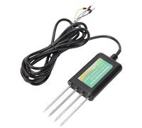 Luocute Tester del Suolo 8 in 1, Sensore di salinità EC PH NPK di umidità della Temperatura del Suolo Impermeabile IP68 con Sonde in Acciaio Inossidabile, per Terreno di Allevamento in