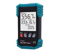 Luocute Tester per Pannelli Solari da 2000 W, Multimetro Fotovoltaico Mppt Misuratore Fotovoltaico con Display LCD per Risoluzione dei Problemi e Rilevamento Guasti della Tensione a