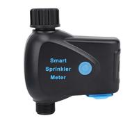 Luocute Timer di Irrigatore Intelligente, Controller Dell'acqua del Tubo del Giardino WiFi, Controllo Vocale, App Remoto, Misurazione in Tempo Reale, Timer Automatico, Avviso di Batteria (BSP)