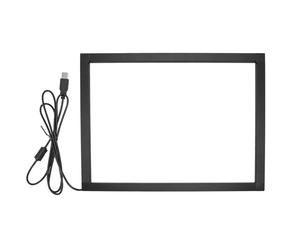 Luocute Touch Screen Interattivo a Infrarossi IR con Cornice Sovrapposta Freedriver, Design per Monitor Tattile Lavagna Interattiva, Touch Frame Interfaccia USB Plug and Play per