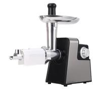 Luocute Tritacarne, Tritacarne Elettrico Multifunzionale per Carichi Pesanti da 2800 W con 2 Impostazioni di velocità Inverse, 3 Piastre di Macinazione, Insaccatrice per (Spina europea 220V)