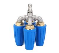 Luocute Ugello della Rondella di Pressione 4 in 1, Blu a 360 ° Blu Rotante 4000psi da 1/4 Pollice con Idroiolo a Pressione a Pressione Turbo, Adatto per Veicolo, Pavimento
