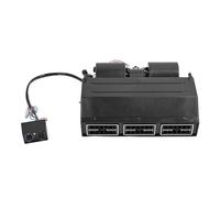 Luocute Unità di Assemblaggio del Dispositivo di Raffreddamento Sotto il Cruscotto, Kit Evaporatore Dell'aria Condizionata AC con 3 velocità del Flusso D'aria per Camion (12V 9.8A)