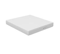 Luocute Unità Ottica Esterna USB 4K, Lettore Masterizzatore Portatile 5Gbps, for Laptop e Desktop (WHITE)