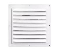 Luocute Ventilatore a Timpano in Alluminio per Mansarda, Feritoia Esterna | Ventilazione Antiruggine, Si Adatta Alle Aperture Standard delle Pareti, Blocca la Pioggia e i Detriti Spinti Dal per