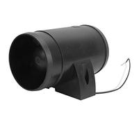 Luocute Ventilatore di Scarico da 12 V da 3 Pollici, Ventilatore di Ventilazione in Plastica Compatto con Guarnizioni Dell'albero Anteriore e Posteriore per Magazzino di Bagni per