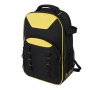 Luocute Zaino Porta Attrezzi Zaino Lavoro Resistente All'acqua in Tessuto Oxford 1680D con Base Sagomata e Strisce Riflettenti per Elettricista Idraulico Tecnico HVAC