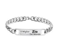 LUODAN Bracciale Zio Ti Voglio Bene Regalo Per Zio Compleanno il mio Miglior zio Regali