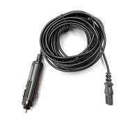 LUOFANG 1.6M 12V/24V Scatola per Pranzo Elettrica Portatile in Plastica, Cavo di Alimentazione 1.5m, 8 Litri, Nero