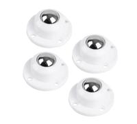 LUOFANG 4 Pezzi/Set Ruote per mobili e Ruote girevoli robuste Rotelle per Piastre rotanti Lisce Installazione Semplice per Tavolo