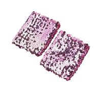 LUOFANG Eleganti Maniche Elastiche Elastiche per Le Braccia Paillettes Scintillanti per Polsini da Donna in Costume Manicotto per Braccia con splendide Paillettes