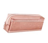 LUOFENG Astuccio a doppio strato in rete per penne di grande capacità astuccio per matite trasparente organizer da scrivania per studenti