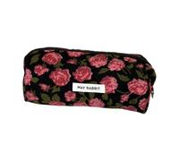 LUOFENG Astuccio vintage in velluto a coste per articoli scolastici in tessuto per trucchi organizer da viaggio