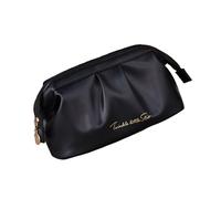 LUOFENG Borsa per trucchi in pelle PU 10 x 21 x 12 cm impermeabile per spostamenti quotidiani e brevi viaggi per mantenere i cosmetici organizzati