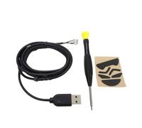LUOFENG Cavo mouse in gomma con piedini di ricambio pattini e cacciavite per G302 G303 Modelli Set di manutenzione