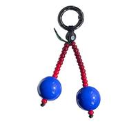 LUOFENG Ciondolo colorato a forma di ciliegia, fatto a mano, stile unico, ciondolo colorato da appendere, adatto per borse o portachiavi