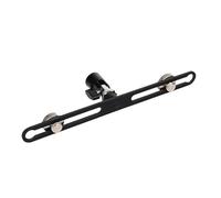 LUOFENG Doppio Microfono Stereo Alluminio Stand 5/8 "Vite Angoli Regolabile Design Portatile Per Podcast Music Studio