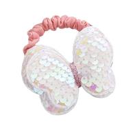 LUOFENG Elastico per capelli con paillettes spesse anni 2000 elastico per capelli elegante corda per capelli scrunchy donne coda di cavallo titolare