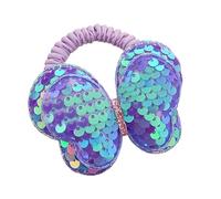 LUOFENG Elastico per capelli con paillettes spesse anni 2000 elastico per capelli elegante corda per capelli scrunchy donne coda di cavallo titolare