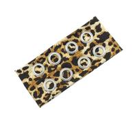 LUOFENG Fasce per capelli da donna con stampa animalier, stile punk, con design regolabile e tessuto traspirante