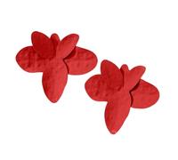LUOFENG Orecchini a forma di fiore in metallo robusto, stile bohémien, vintage, con petali floreali, gioielli per donne e ragazze, abiti eleganti